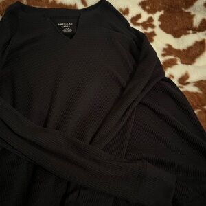American Eagle Black Knit Sweater